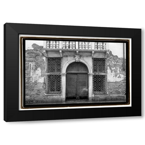 Venice Facade I Black Modern Wood Framed Art Print by DeNardo, Laura