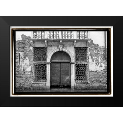 Venice Facade I Black Modern Wood Framed Art Print by DeNardo, Laura