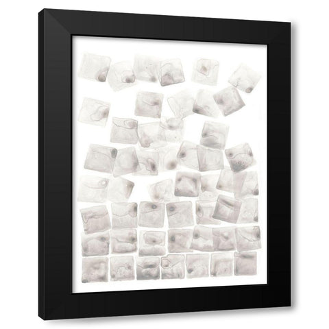Square Root II Black Modern Wood Framed Art Print with Double Matting by Lam, Vanna