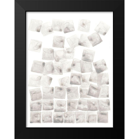 Square Root II Black Modern Wood Framed Art Print by Lam, Vanna