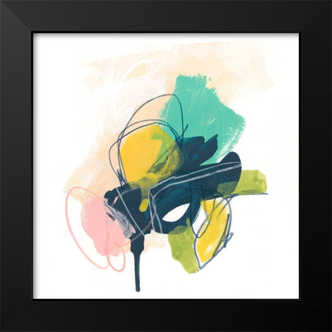 Mariposa Sketch I Black Modern Wood Framed Art Print by Vess, June Erica