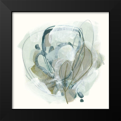 Omnipollos Flora III Black Modern Wood Framed Art Print by Vess, June Erica
