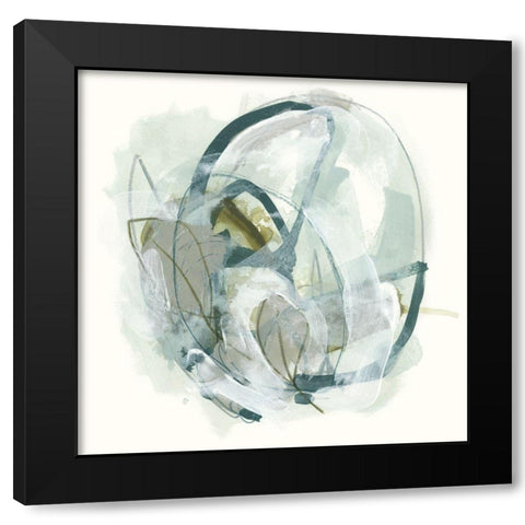 Omnipollos Flora IV Black Modern Wood Framed Art Print with Double Matting by Vess, June Erica