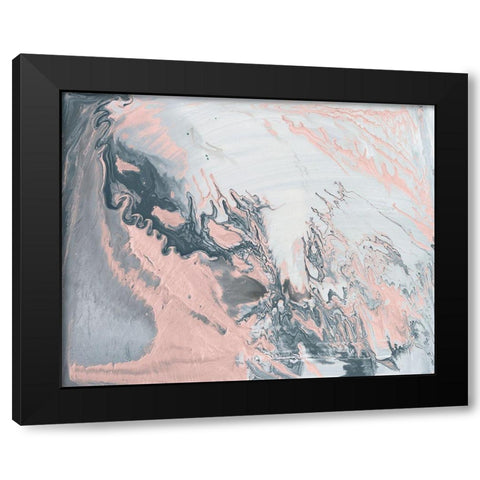 Pastel Illusion I Black Modern Wood Framed Art Print by Studio W