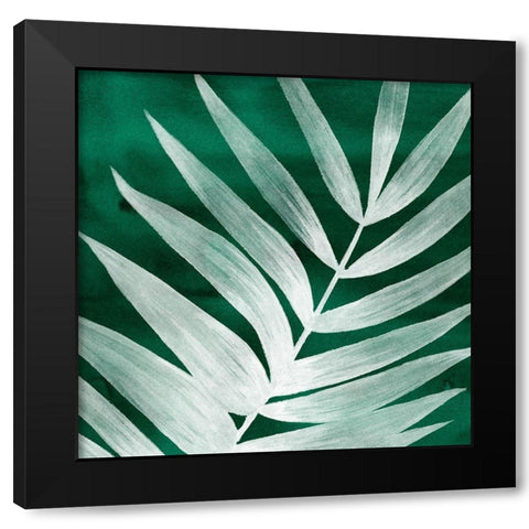 Velvet Palm II Black Modern Wood Framed Art Print with Double Matting by Popp, Grace