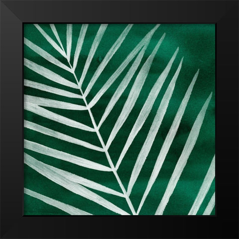 Velvet Palm III Black Modern Wood Framed Art Print by Popp, Grace