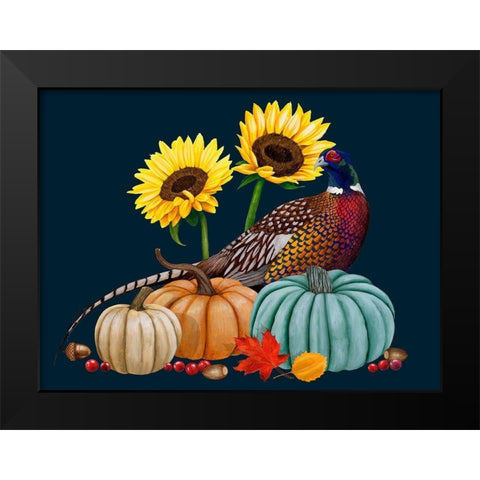 Pheasant Harvest I Black Modern Wood Framed Art Print by Popp, Grace