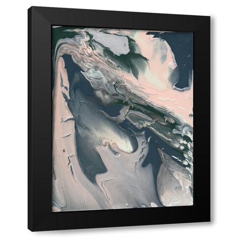 Sage Advice Abstract II Black Modern Wood Framed Art Print with Double Matting by Sizemore, Natalie