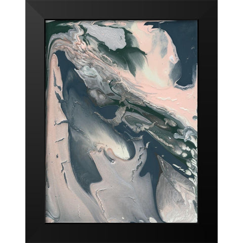 Sage Advice Abstract II Black Modern Wood Framed Art Print by Sizemore, Natalie