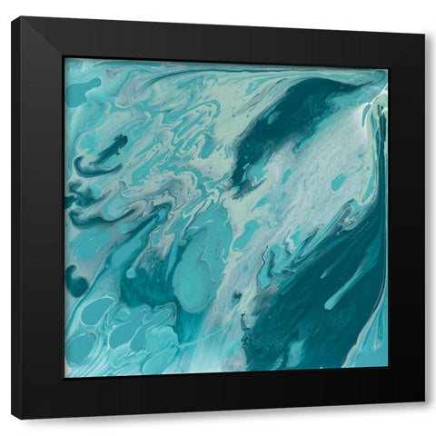 Spring Tide II Black Modern Wood Framed Art Print by Studio W
