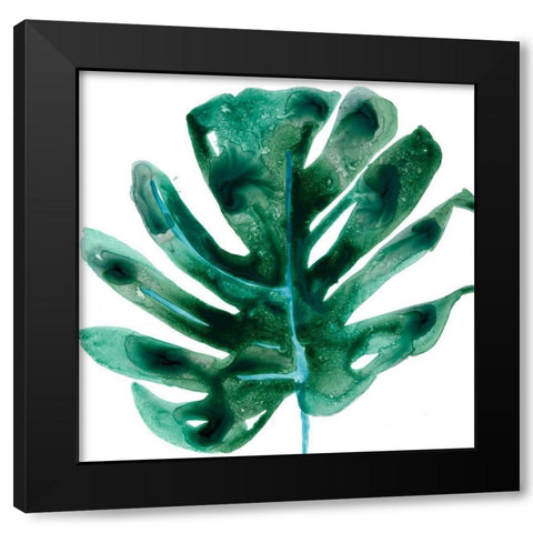 Tropical Jewel II Black Modern Wood Framed Art Print by Vess, June Erica