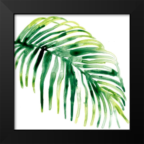 Tropical Jewel V Black Modern Wood Framed Art Print by Vess, June Erica