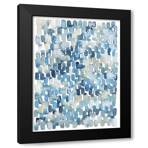 Beach Wash IV Black Modern Wood Framed Art Print with Double Matting by Popp, Grace