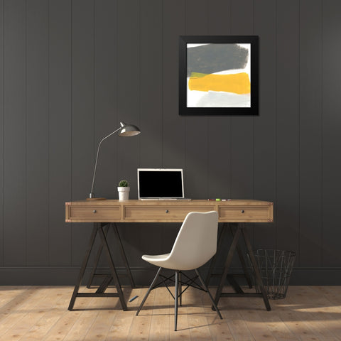 Tilt II Black Modern Wood Framed Art Print by Vess, June Erica