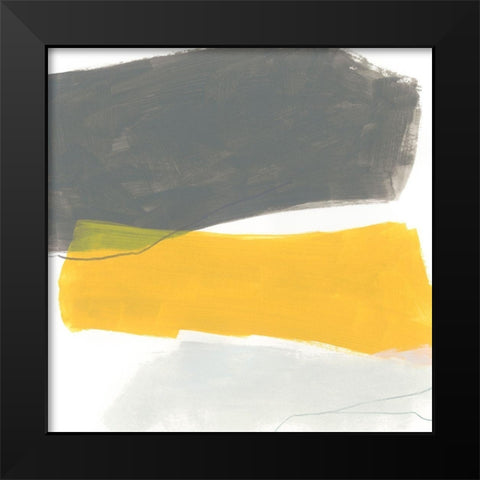 Tilt II Black Modern Wood Framed Art Print by Vess, June Erica