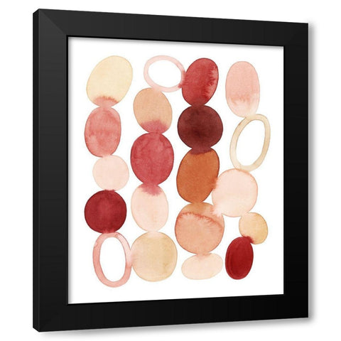 Organic Cairn I Black Modern Wood Framed Art Print by Popp, Grace