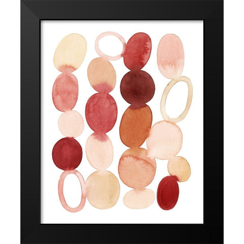 Organic Cairn I Black Modern Wood Framed Art Print by Popp, Grace