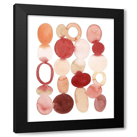 Organic Cairn II Black Modern Wood Framed Art Print by Popp, Grace