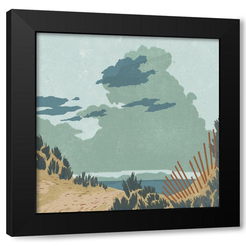 Hidden Dune I Black Modern Wood Framed Art Print by Green, Jacob