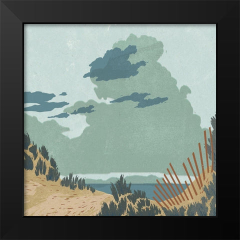 Hidden Dune I Black Modern Wood Framed Art Print by Green, Jacob