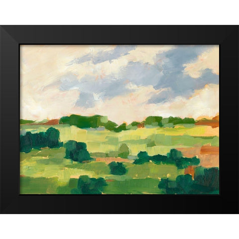 Scattered Trees I Black Modern Wood Framed Art Print by Harper, Ethan