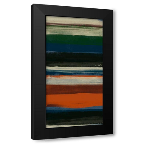 Lodge Strata III Black Modern Wood Framed Art Print with Double Matting by Vess, June Erica