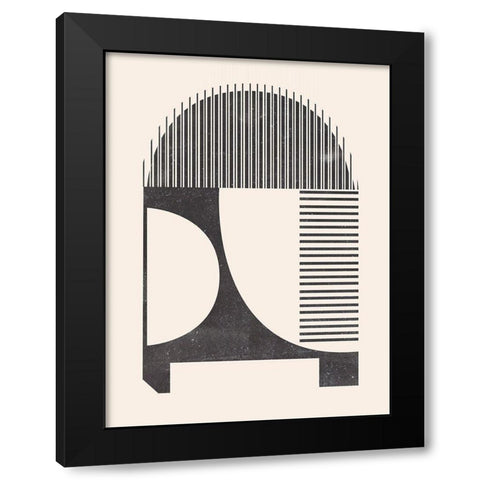 Unknown Space IV Black Modern Wood Framed Art Print with Double Matting by Wang, Melissa