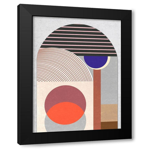 Sundown Meditation IV Black Modern Wood Framed Art Print by Wang, Melissa