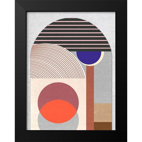 Sundown Meditation IV Black Modern Wood Framed Art Print by Wang, Melissa