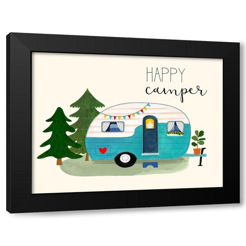 Roam Sweet Roam I Black Modern Wood Framed Art Print by Borges, Victoria