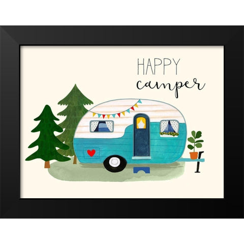 Roam Sweet Roam I Black Modern Wood Framed Art Print by Borges, Victoria