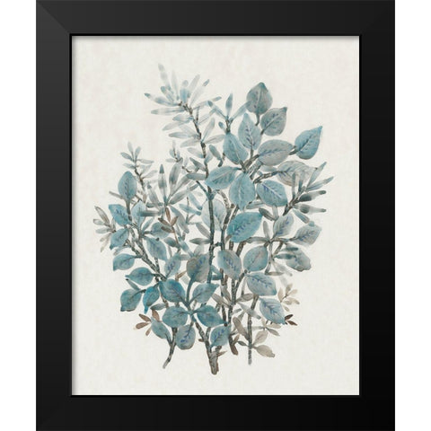 Leaf Arrangement I Black Modern Wood Framed Art Print by OToole, Tim