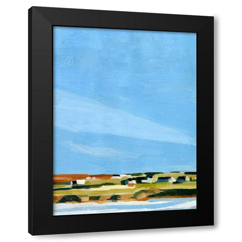 Color Field Landscape I Black Modern Wood Framed Art Print by Scarvey, Emma