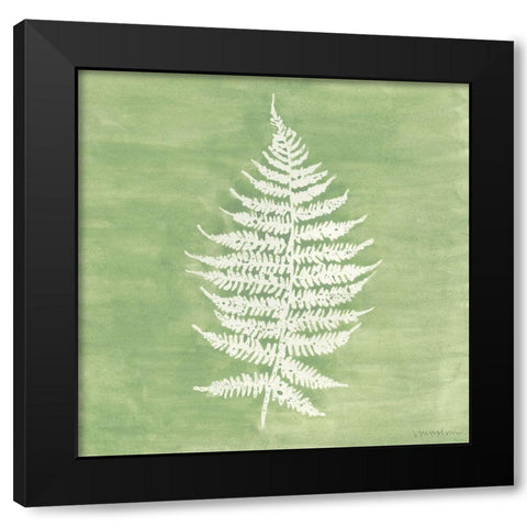 Forest Ferns I Black Modern Wood Framed Art Print with Double Matting by Lam, Vanna