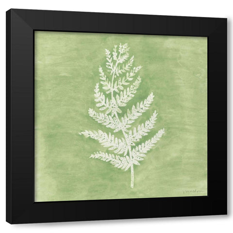 Forest Ferns II Black Modern Wood Framed Art Print by Lam, Vanna