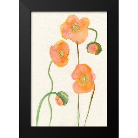 Petite Fleur III Black Modern Wood Framed Art Print by Ludwig, Alicia