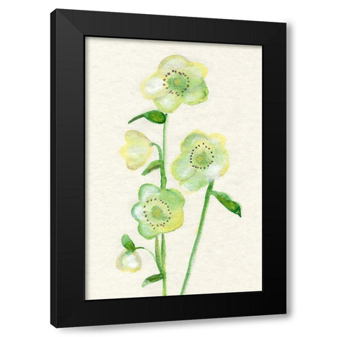 Petite Fleur VI Black Modern Wood Framed Art Print by Ludwig, Alicia