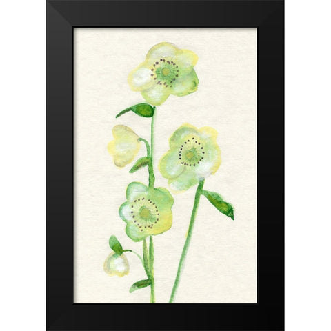Petite Fleur VI Black Modern Wood Framed Art Print by Ludwig, Alicia