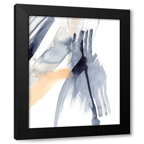 Congruity IV Black Modern Wood Framed Art Print by Goldberger, Jennifer