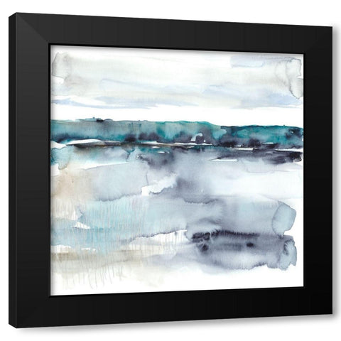 View Across the Lake I Black Modern Wood Framed Art Print by Goldberger, Jennifer
