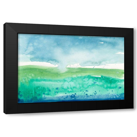 Go Lightly I Black Modern Wood Framed Art Print by Ludwig, Alicia