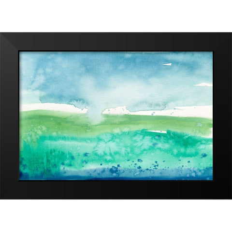 Go Lightly I Black Modern Wood Framed Art Print by Ludwig, Alicia