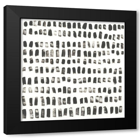 Mixed Signals I Black Modern Wood Framed Art Print with Double Matting by Vess, June Erica