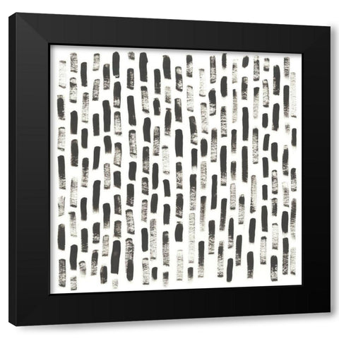 Mixed Signals IX Black Modern Wood Framed Art Print with Double Matting by Vess, June Erica