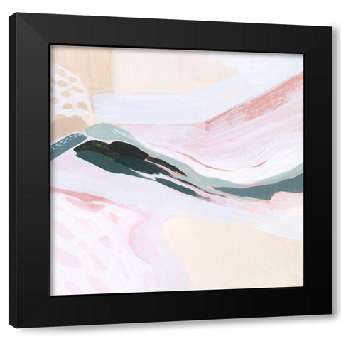 Ocean Meadow I Black Modern Wood Framed Art Print with Double Matting by Popp, Grace