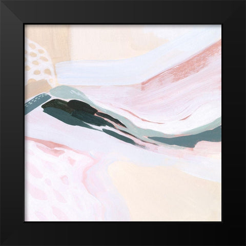 Ocean Meadow I Black Modern Wood Framed Art Print by Popp, Grace