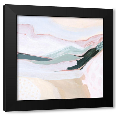 Ocean Meadow II Black Modern Wood Framed Art Print by Popp, Grace