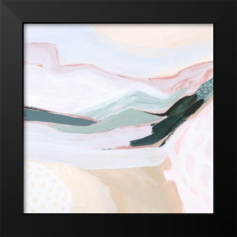 Ocean Meadow II Black Modern Wood Framed Art Print by Popp, Grace