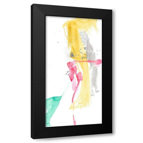 Neon Exploration II Black Modern Wood Framed Art Print by Goldberger, Jennifer