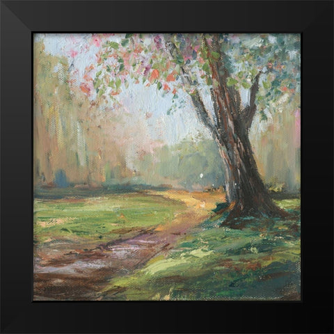 Custom Path to the Tree II Black Modern Wood Framed Art Print by Iafrate, Sandra